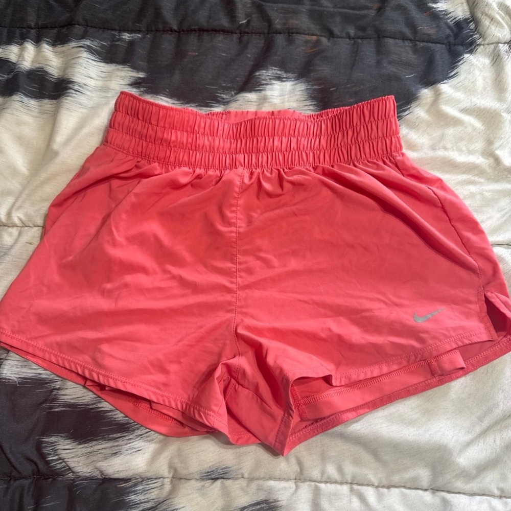 Nike Pink Athletic Shorts Lightweight Breathable